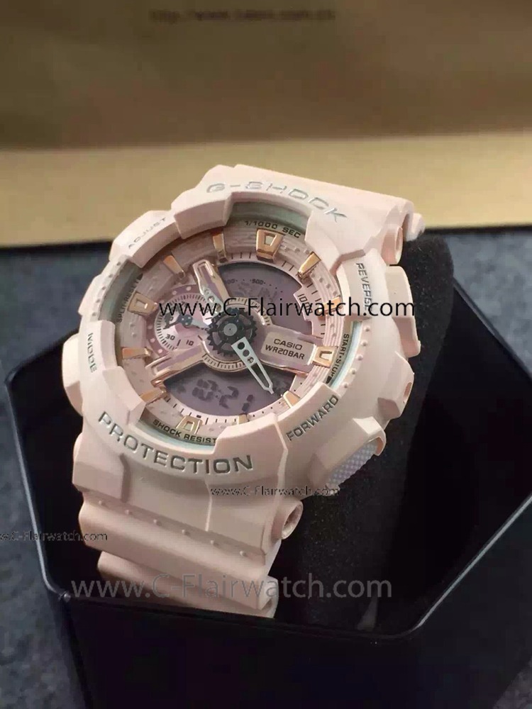 Casio G Shock Replica Mens Watch White Rubber Strap
